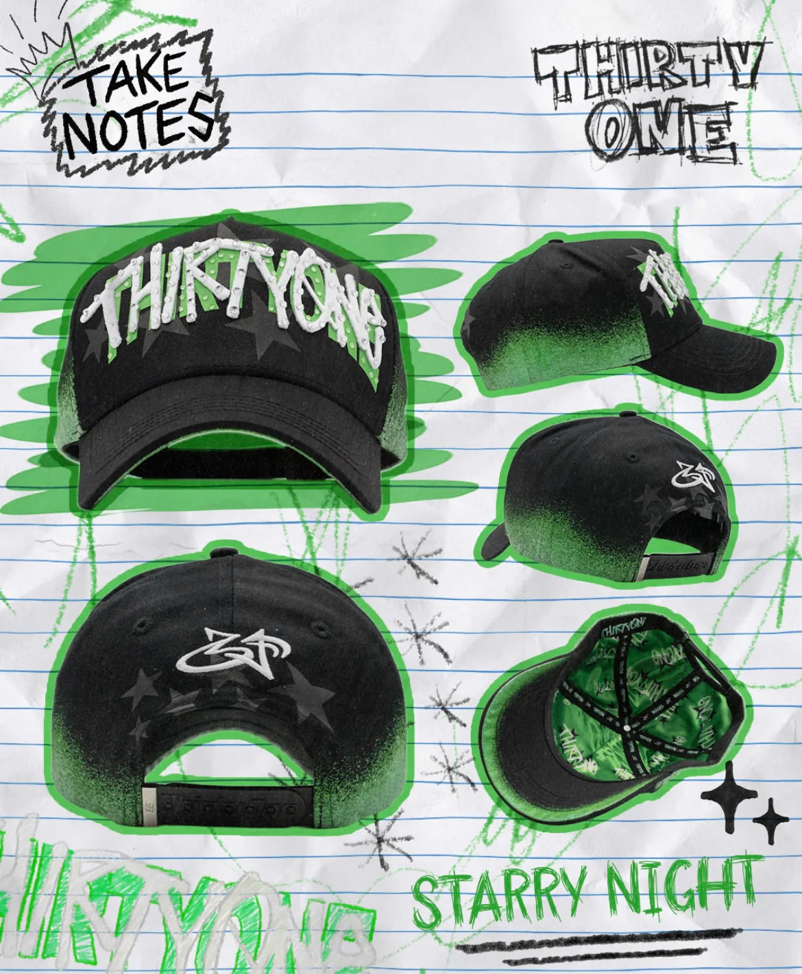 GORRA 31 HATS "STARRY NIGHT